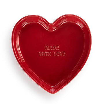 Made with Love Heart Baking Dish